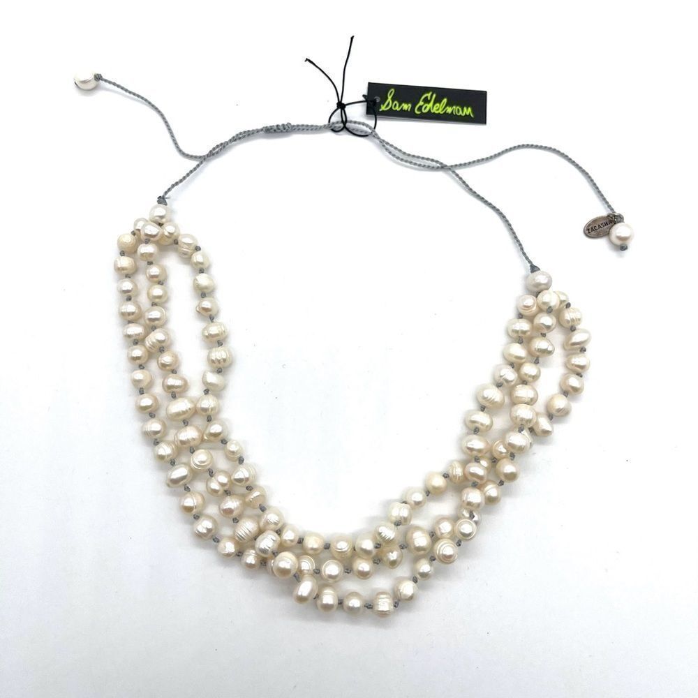 ZACASHA Sam Edelman Faux Pearls Necklace, NWT